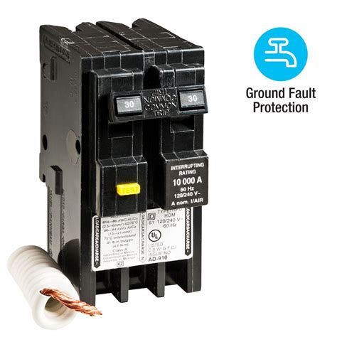 30 amp gfci outlet junction box dual suply|square d homeline 30 amp gfci.